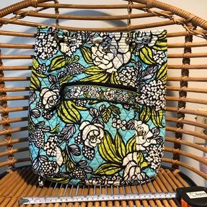 Vera Bradley drawstring backpack in island blooms